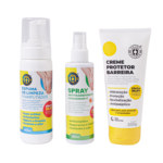 Kit de higiene para amputados 3 em 1